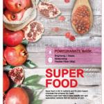 EYENlip Beauty SuperFood Pomegranate шийт маска за лице с екстракт от нар
