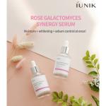 iUNIK Rose Galactomyces Synergy Serum овлажняващ и стягащ серум за лице